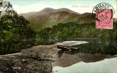 Silver Strand, Loch Largate — widok jeziora z górami — seria Valentine's