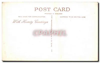 Glasgow — Galerias de Arte, Kelvingrove, Glen Rouken, Sala de Esculturas — editor desconhecido, n° 12A — Verso