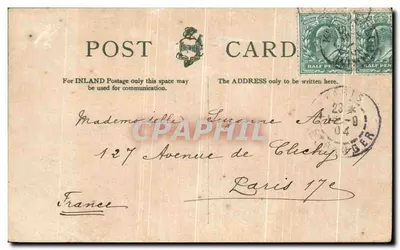 Pouil-a-phouca — Co. Dublin — wydawca nieznany, nr 2493 — Rewers
