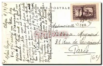 Chréa — Refúgio de Esqui — Edição Ch. Béat Chréa, n°19 — Verso