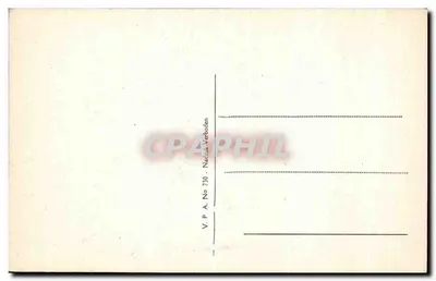 Dwie kobiety w strojach tradycyjnych w Volendam — wydawca V.P.A. Nr 730 — Rewers
