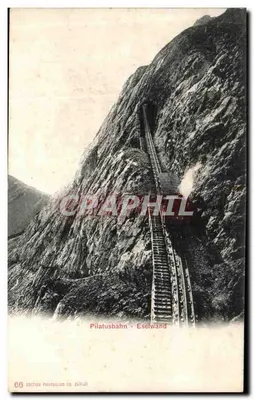 Pilatusbahn - Eselwand — Édition Photoüller Co. Zürich, n° 66