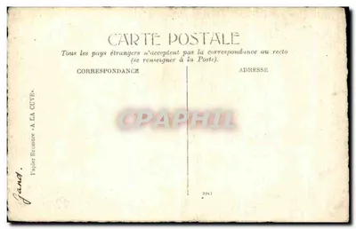 Gand — Widok katedry Świętego Bawona — Wydawca Papier Bromare à La Cuve — Rewers