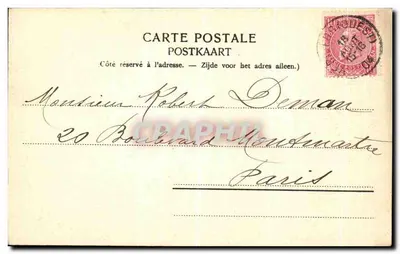 Verviers — Escadaria da Paz — Nels, Bruxelas, Série 38 No. 7 — Verso
