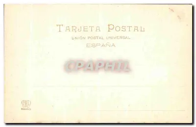 La Granja — A Cascata — Hauser y Menet, n°793 — Verso