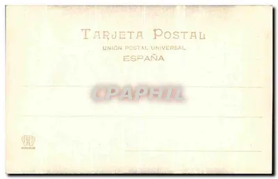La Granja - Fuente de las Ranas — Hauser y Menet, n° 329 — Reverso