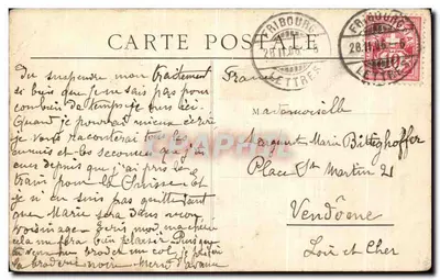 Un coin du parc — Clinique chirurgicale du Dr Clément — Fragnière, phot. 1607 — Verso