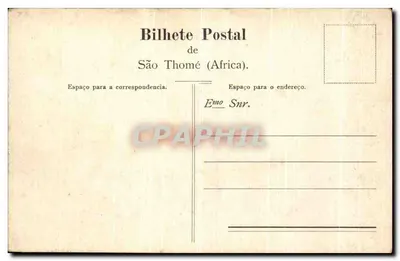 Cubatas d'angolares — widok chat w tropikalnej lesie — Wyd. M. Lones — Rewers