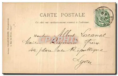 Alger - Consulaatpaleis en de Amirantie — A. Martot, N° 98 — Achterkant