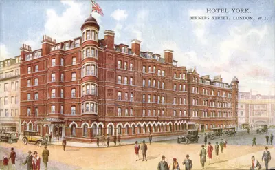 Hotel York — Berners Street, Londres W.I. — editor Gilberte