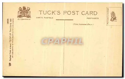 Londyn. Quai Embankment — Obelisk — wydawca Tuck & Sons, nr 2401 — Rewers