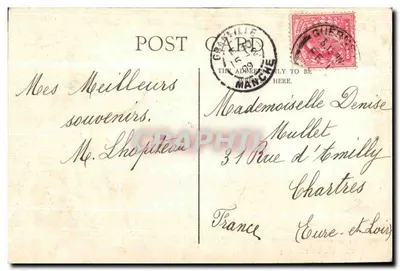 Les Vauxbelets : Edifício — Guernesey — editor não identificado — Verso