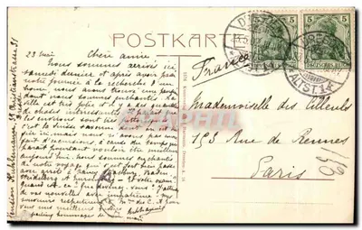 Dresden — Kgl. Zwinger — Vista do Hotel Weber — Orig. A. Alfred Hartmann — Verso