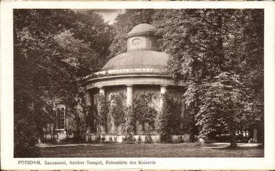 Sanssouci, Templo Antigo, Lugar de Descanso da Imperatriz — J. Wohltat Berlin, Nr. 99