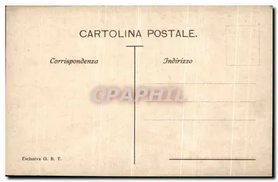 Torino. Panorama tomado desde el Monte dei Cappuccini — G.B.T. — Reverso