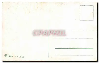 Dziewczyna z koszykami z kwiatami — Szczere życzenia na dzień chrztu — A&M, seria A 70067/3 — Rewers