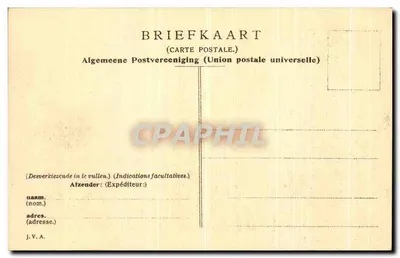 O Guarda-Noite de Rembrandt — Museu Nacional de Amsterdã — editor BRIEFKAART (União Postal Universal) — Verso