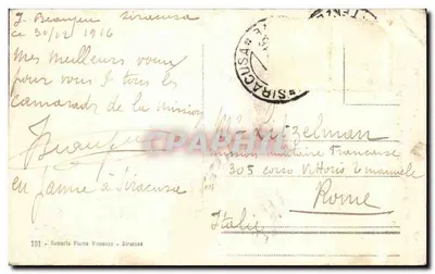 Orecchio di Dionisio — Siracusa — Editor: Reimorte Flumo Vincenzo, n° 101 — Verso