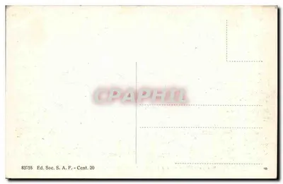 Brescia - Panorama with view of the Castle and Mount Maddalena — Ed. Soc. S.A.F. n° 83755 — Back