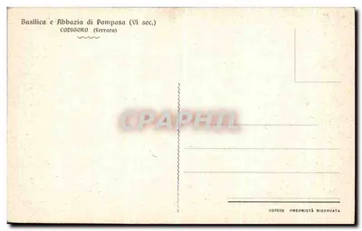 Pomposa - Byzantinisches Capitello, in ein Acquasantino umgewandelt — Rückseite