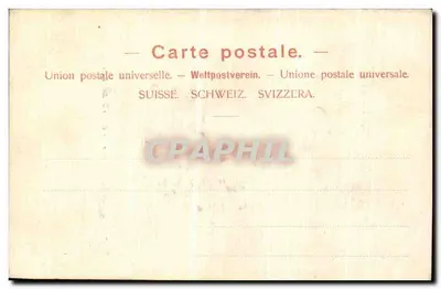Antika kartpostal Lugano Bernardino Luini'nin Affresco'su — Arka yüz