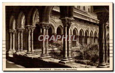 Monreale - Chiostro dos Beneditinos — editor desconhecido, número de série não visível