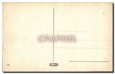Gênova - O Porto (parte ocidental) — editor E. Hermanni, n° 128 — Verso