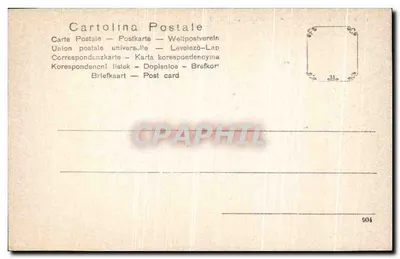 Valle de Aosta — Castillo de Fenis — Tarjeta Postal n° 904 — Reverso