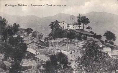 Montagna Pistoiese - Panorama di Torri (m. 1009 s. m.) — Cartolera & Libreria Pagnini, Pistoia