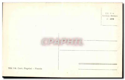 Pistoia - Via Cavour — vista de rua com comércios e pedestres — editor Pagnini, n° 4078 — Verso