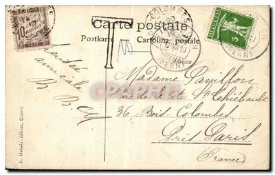 Aareschlucht — Berner-Oberland (Meiringen) — E. Habsy, editor, n° 618 — Verso