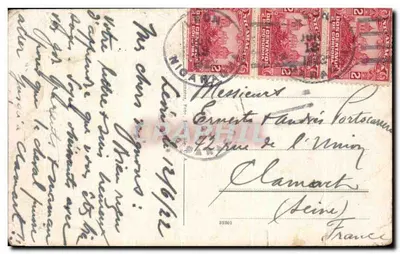 Puentecolorado de León, Nic. C. A. — Most kolejowy z pociągiem — wydawca nieznany — Rewers