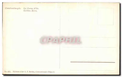 Constantinopla — A Ponta de Ouro — Edições de Arte E. F. Rochat — Verso