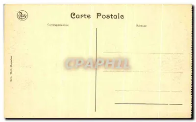 Verviers — Palácio de Justiça — editor N. Thill, Bruxelas — Verso