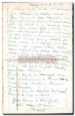 Mainz, vista sob a Stassenbrücke — editor S.M. n° 634 — Verso