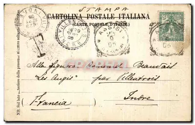 Assisi — Allgemeiner Blick auf das Kloster von S. Francesco (13. Jahrhundert) — Hotel Subasilo, Rom, Nr. 516 — Rückseite