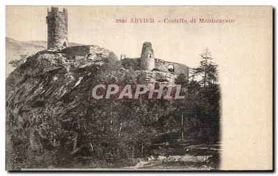 Arvier – Castello di Montmayeur — editor Fotocigond Milan-C. Bassan, n° 2581