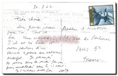 Vue générale de Sta. Eulalia del Río — Ibiza — Éditeur : Fot. Viñes — Verso