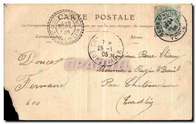 SENS — Le Square Jean Cousin — ÉDITION DES NOUVELLES GALERIES, SENS — Verso