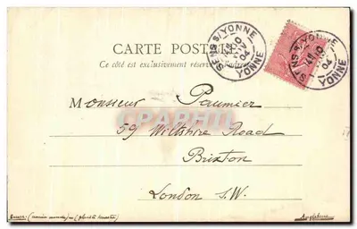 Sens — O Martírio de São Savinien — Editor Raymond — Verso