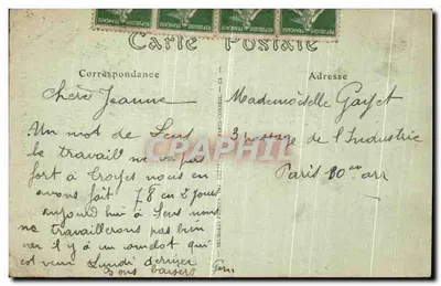 SENS — Maison de J. Cousin, l'Escalier — éditeur ND HOT, n°46 — Verso