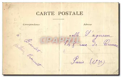 SENS - Kąt Paron — Cliché Ismaël, Sens — Rewers