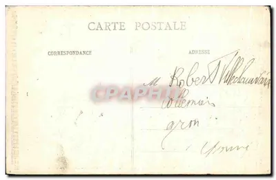 SENS. - Hôtel de Ville en Uitzicht op het Quartier de Madagascar — Uitgave van de Galeries Parisiennes — Achterkant