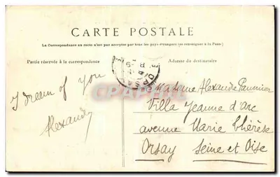 Sens — L'Ermitage de Saint-Bon, le Barrage et le Nouveau Robinson — Collection J. D. Sens — Verso