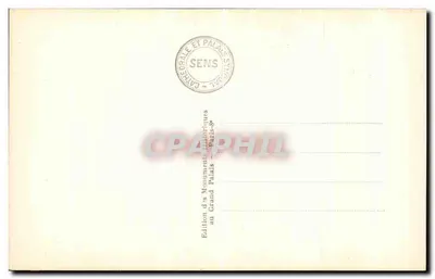 Sens - Katedra - Strona południowa — seria 106, wydawnictwo Grand Palais — Rewers