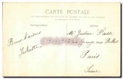 SENS — Estátua de Jean Cousin — Verso