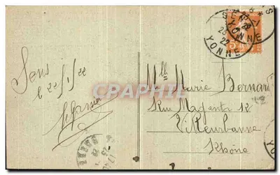 SENS (Yonne) - La Poterne e le antiche Fortificazioni Gallo-Romane — Collezione P.D. Sens — Verso