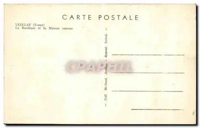 Vézelay (Yonne) — Bazylika i Dom Rzymski — Michaud, Avallbeau — Rewers