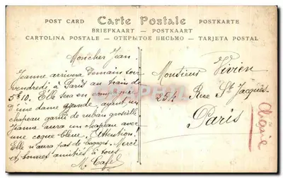Vézelay — Katedra w Vélezaine, ołtarz — Wydawca ND, nr 127 — Rewers