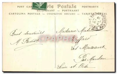 VÉZELAY — Katedra św. Małgorzaty, widok na klasztor — ND Fot. — Rewers